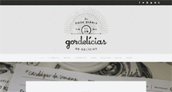 Desktop Screenshot of gordelicias.biz